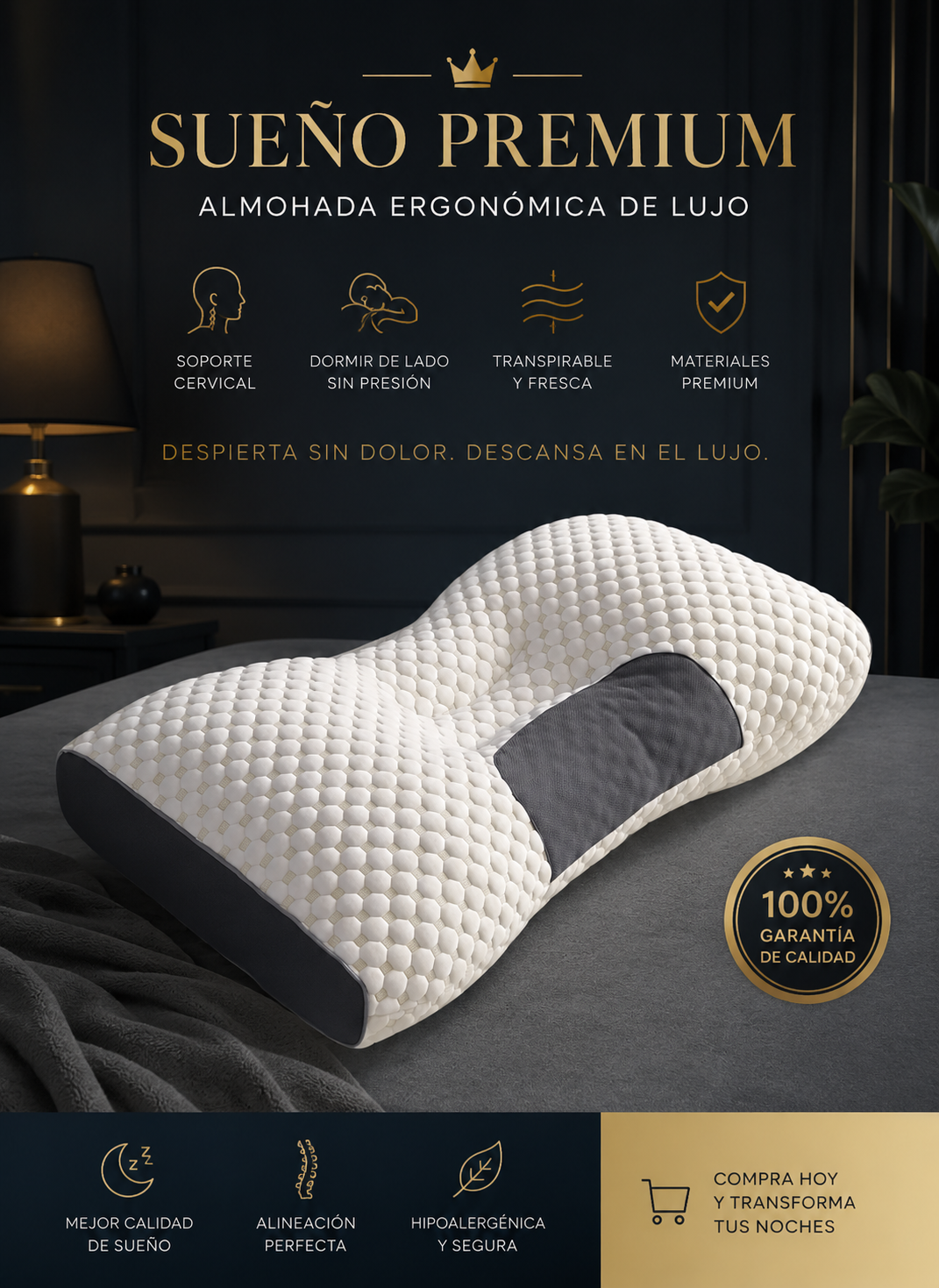 Almohada Ergonómica Cervical